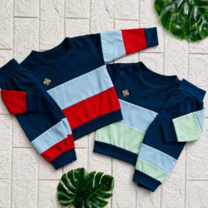Conjunto Manga Longa Bebê Menino mauricinho meia estação Multicolorido