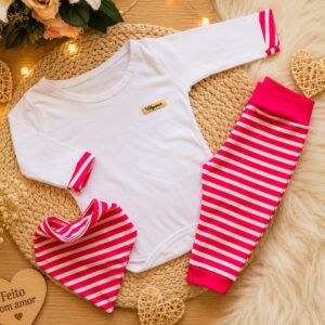 Alternative view of Conjunto Look Perfeito Blusa Manga Longa com Bandana para Sua Princesa!