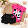 Conjunto de Bebê Menina estampa Pinguim fofinho