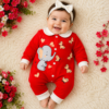 Macacão de Bebê Menina Elefantinha