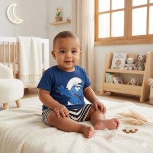 Conjunto infantil para bebê menino estiloso roupa de bebê menino