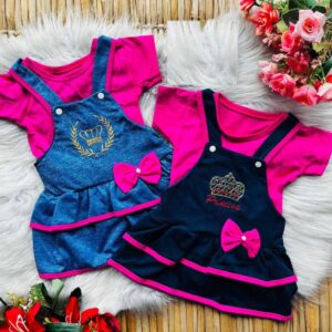 Alternative view of Vestido romper bebê menina + camiseta Princesa blogueirinha verão passeio