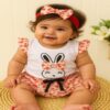 Conjunto de bebê Menina Delicado – Estilo Blogueirinha fashionverão