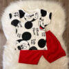 Conjunto infantil de bebê menino  shorts + Blusa para bebê menino 3 a 6 meses