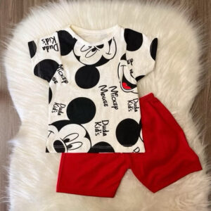 Conjunto infantil de bebê menino  shorts + Blusa para bebê menino 3 a 6 meses