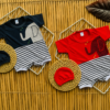 Kit jardineira + boné Elefantinho para bebê menino roupa de verão para menino calor