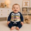 conjunto ideal Meia Estação para bebe menino fofo