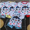 Conjunto para bebê menino temático cachorrinho 3 a 6 meses verão