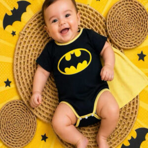 Body de bebê menino personagens com capa Para festas Super Heróis