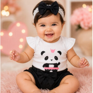 Conjunto de Bebê menina Padinha Fofo para dias casuais tematico