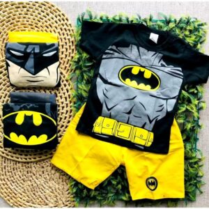 Conjunto Batman infantil menino conjunto infantil masculino camiseta e short