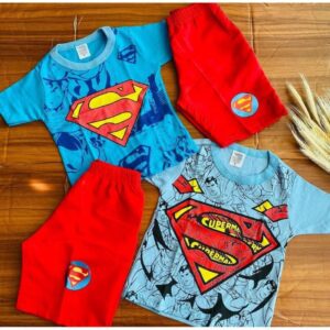 Alternative view of Conjunto menino Super Homen camiseta e short