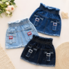 Saia Jeans Infantil para Menina estilosa Saia Verão infantil