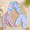 Kit com 3 mijão culote de bebê menina 100% algodão