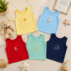 Kit Com 3 Camisetas Regata Bebê Menino Camisetinha Regata Bebe Menino 100% algodão