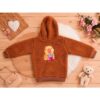Casaco Infantil Menina Capivara Teddy com Capuz Blogueirinha