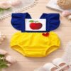 Romper de menina temático Branca de Neve