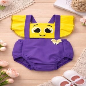 Romper de menina mesversário fofo e delicado