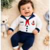 Conjunto Bory manga Longa + Calça de bebe menino tematico