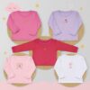 Kit 3 Camiseta manga longa Infantil para bebe menino 100% algodao