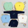 Kit 3 Camiseta manga longa Infantil para bebe menino 100% algodao
