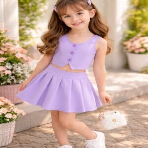 Conjunto Menina Lindo Infantil Fofo para dias frescos e festas Chiques