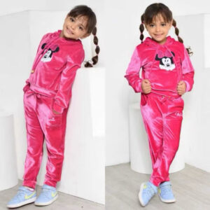 Alternative view of Conjunto infantil menina Plush estilo blogueirinha moda inverno Minnie