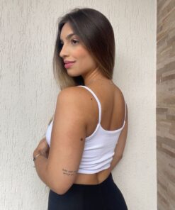 Cropped Canelado Regata Summer - Imagem 7
