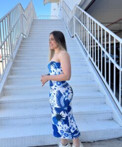 Vestido Tropical Midi Tomara que Caia - Imagem 3