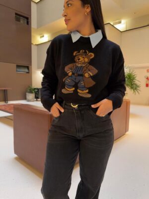 Tricot mousse urso