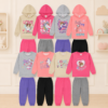Conjunto Infantil Menina Moletim com Capuz Estampas Variadas