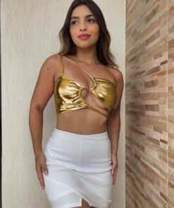Cropped metalizado recortes carnaval - Imagem 9