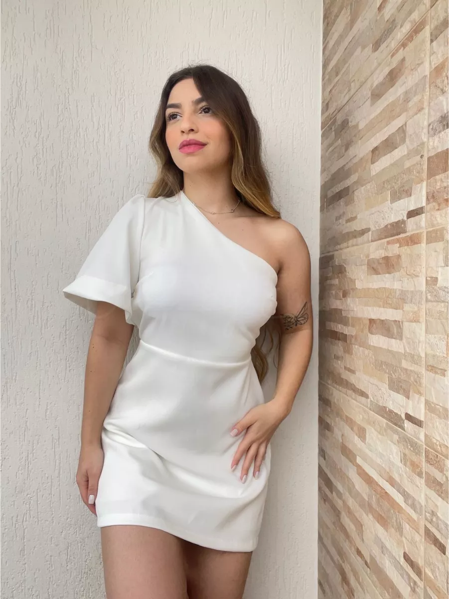 Vestido Alfaiataria Manga Única