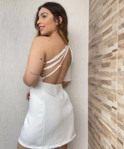 Alternative view of Vestido Alfaiataria Manga Única
