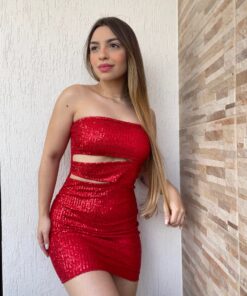 Vestido Paetê Tomara Que Caia - Imagem 3