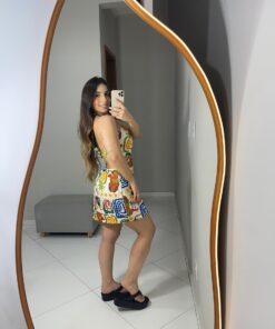 Vestido Mykonos estampado - Imagem 7