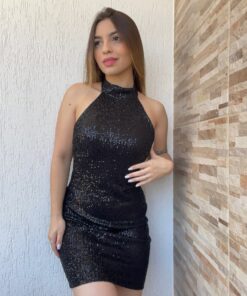 Vestido Paetê Frente Única - Imagem 5