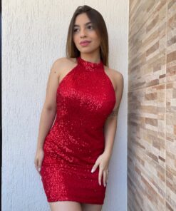 Vestido Paetê Frente Única - Imagem 12