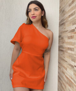 Vestido Alfaiataria Manga Única - Imagem 7