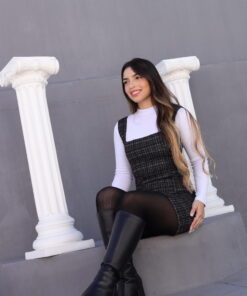 Vestido Tweed Preto - Imagem 2