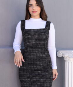 Vestido Tweed Preto - Imagem 3