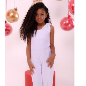 Alternative view of Macacão Infantil Feminino luxo verão festa Estilo Blogueirinha Fashion