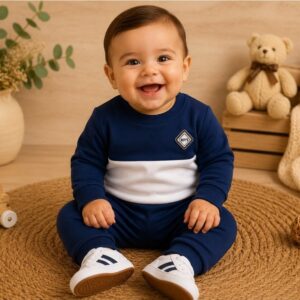 Conjunto de bebê Menino Inverno Roupa De Frio Estilo Blogueirinho
