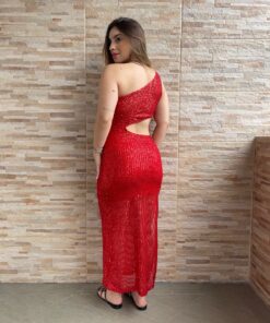 Vestido Midi Paetê - Imagem 9