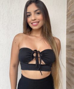 Cropped Ashley Canelado - Imagem 3