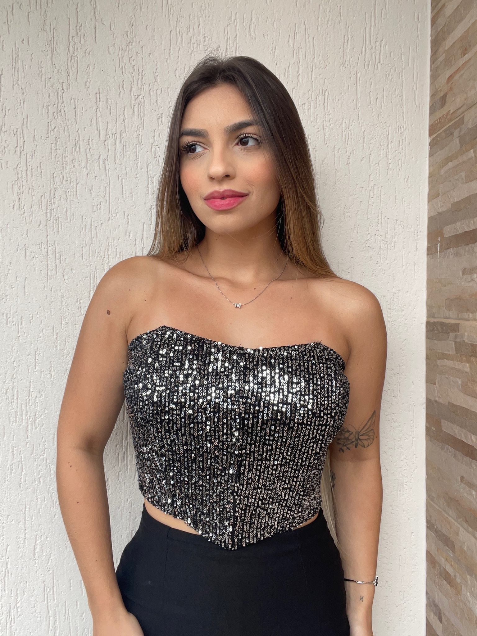 Corselet Anahi Paetê