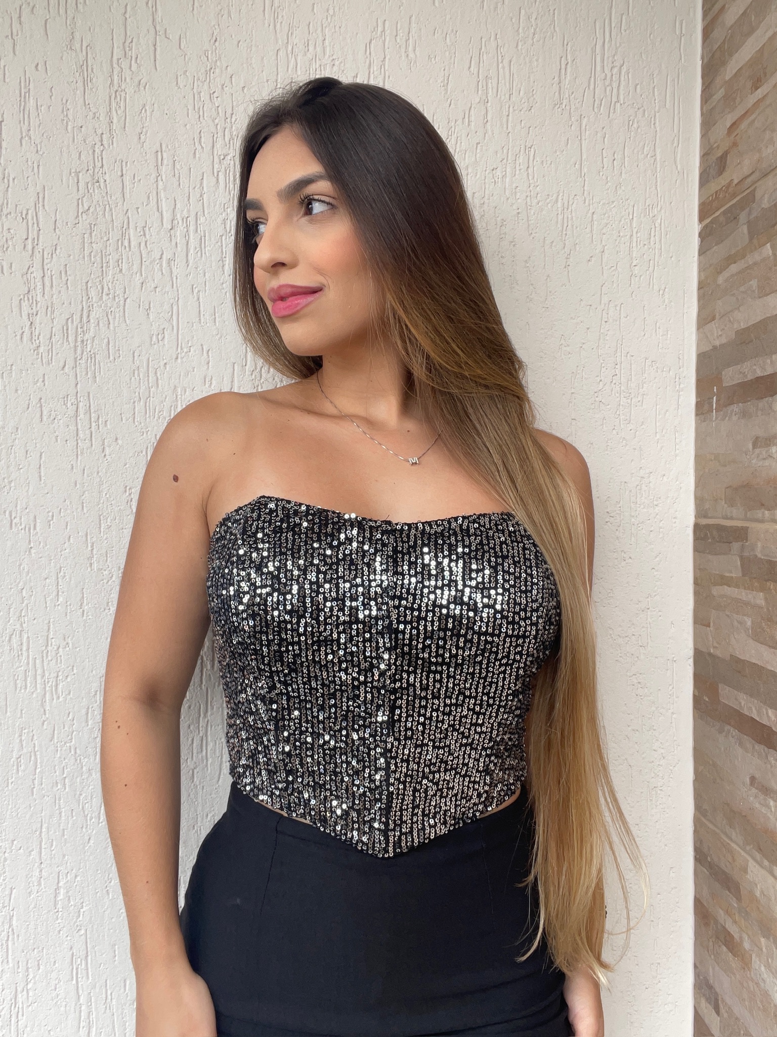 Corselet Anahi Paetê - Imagem 2