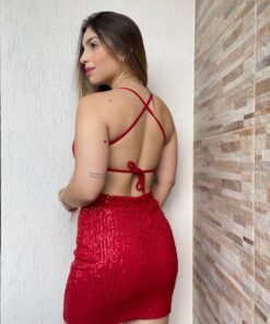 Vestido Scarlet Paetê - Imagem 3