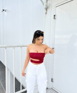 Cropped Paetê Tomara Que Caia - Imagem 4