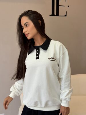 Moletom Brooklyn Botões